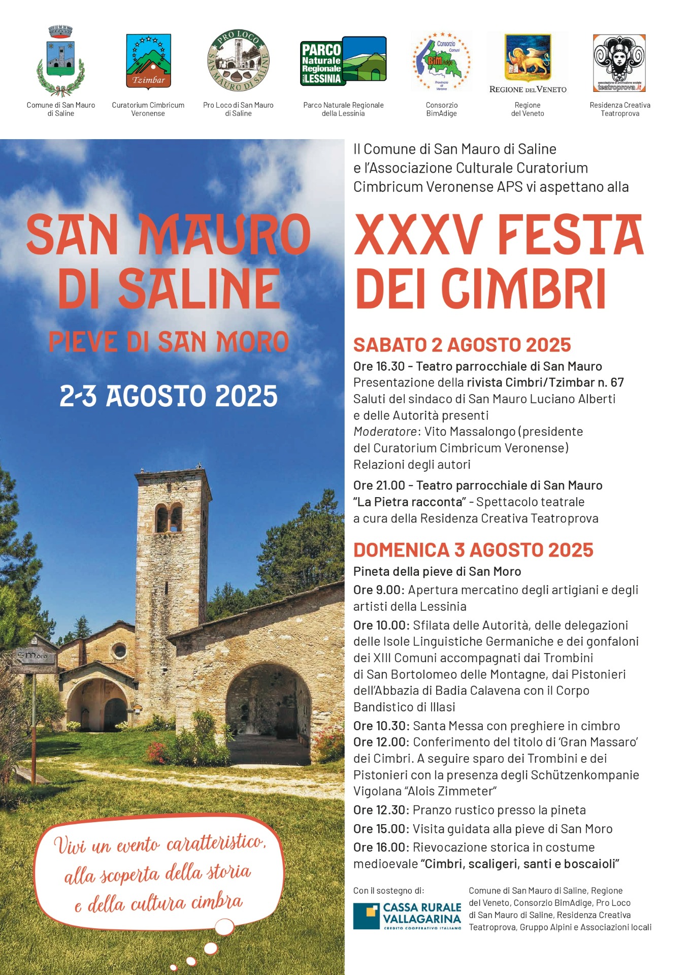 Locandina Festa dei Cimbri 2025